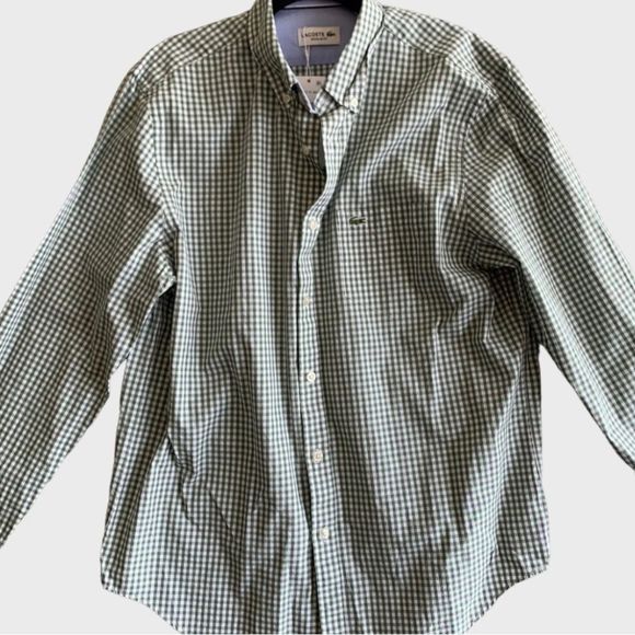 Lacoste Other - Lacoste Men’s Green Plaid Shirt